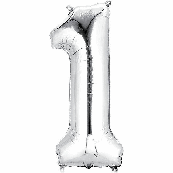 Foil Numbers Balloon