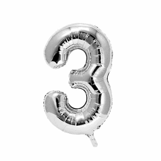 Foil Numbers Balloon