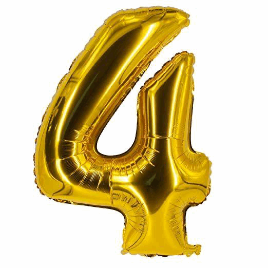 Foil Numbers Balloon