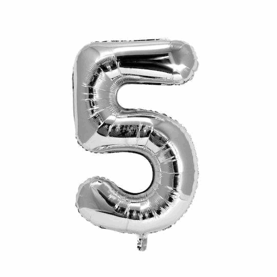 Foil Numbers Balloon