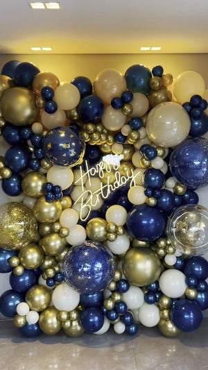 Wall Birthday Balloons (500-700 Balloons)